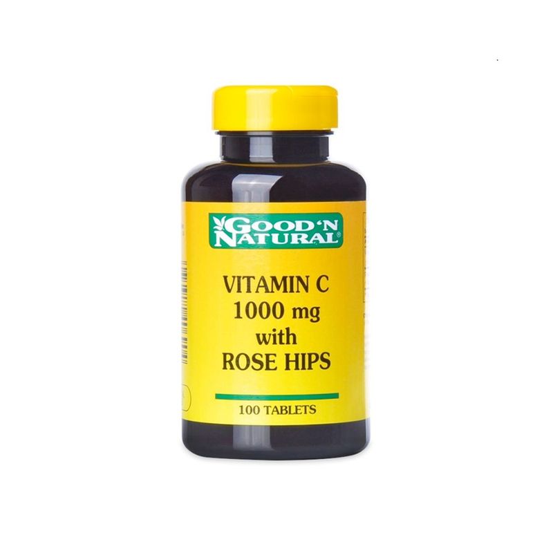 Vitamina C 1000 With Rose Hips X 100 Tabletas-1765930267557